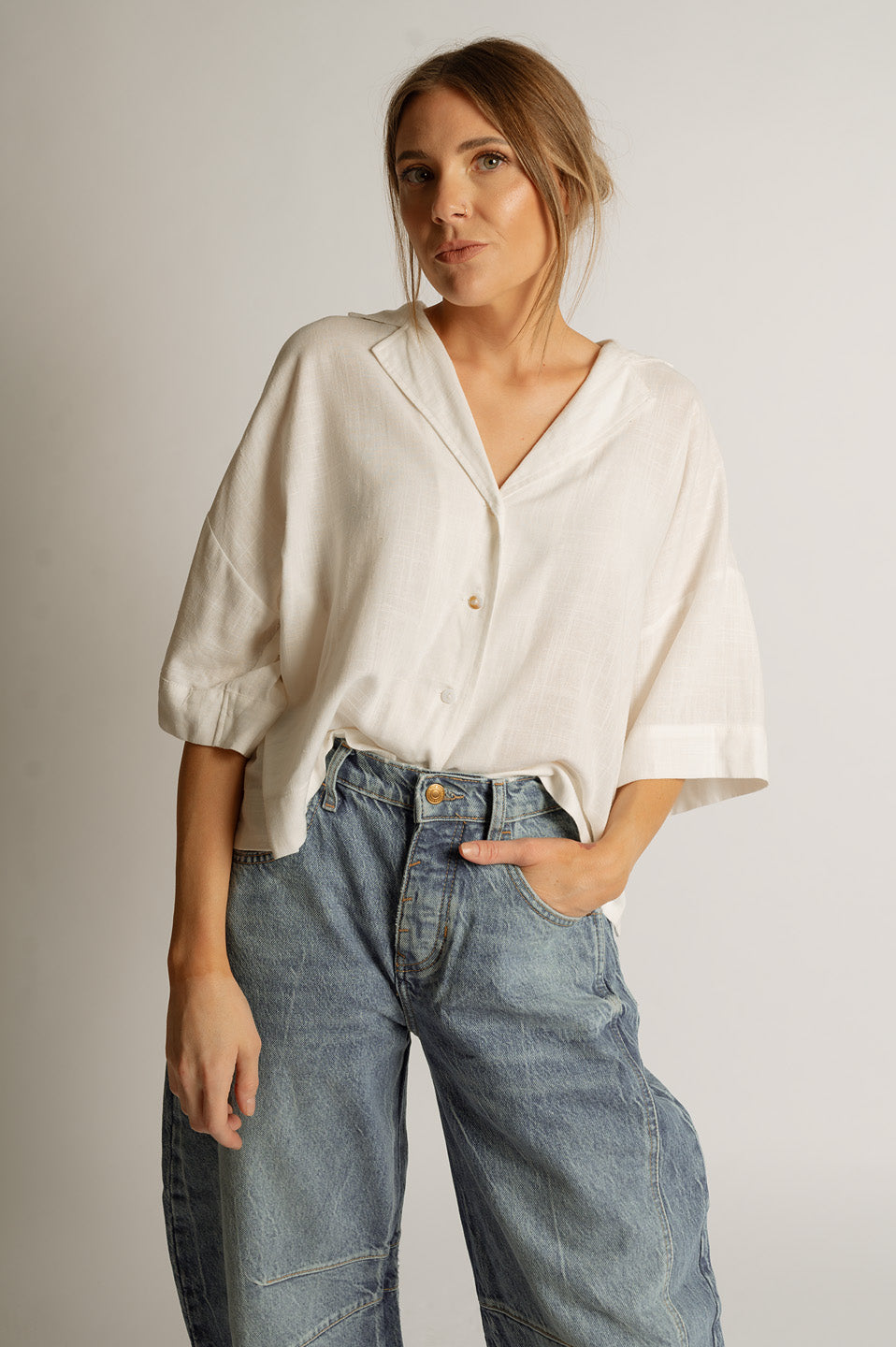 CAMBRIA TOP-WHITE