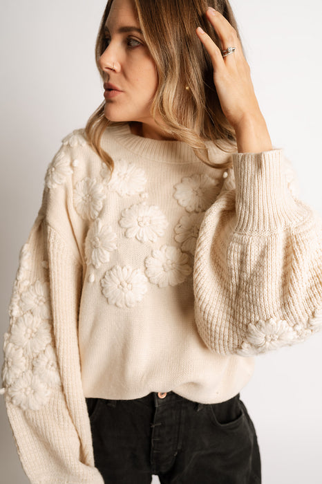 FRESH BLOOMS SWEATER