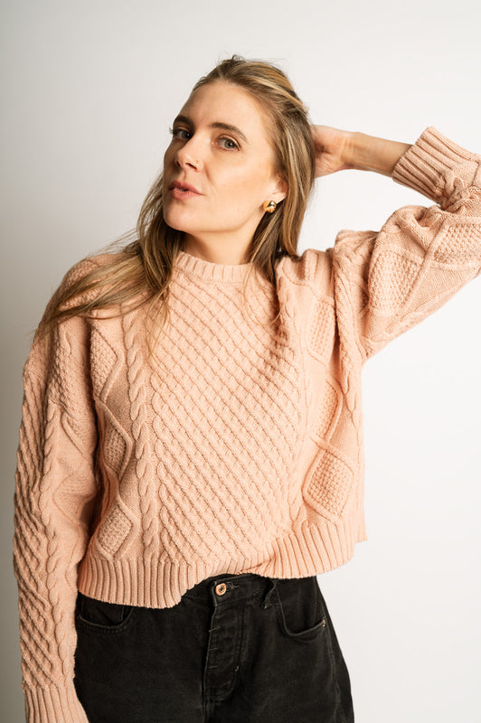 CASSIDY SWEATER-PINK