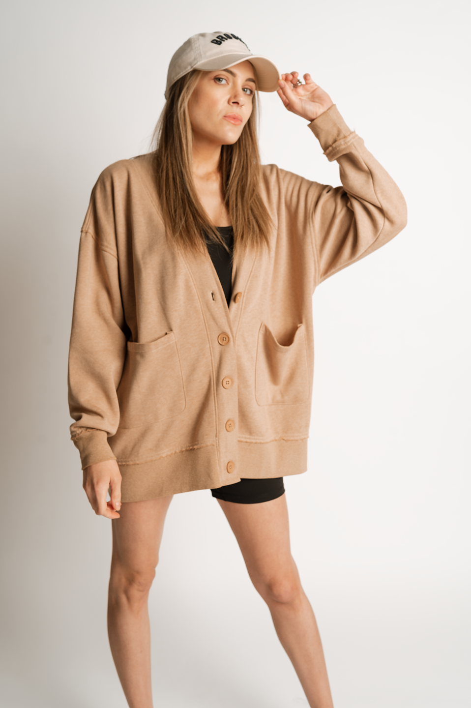 JAMIE CARDIGAN-MOCHA