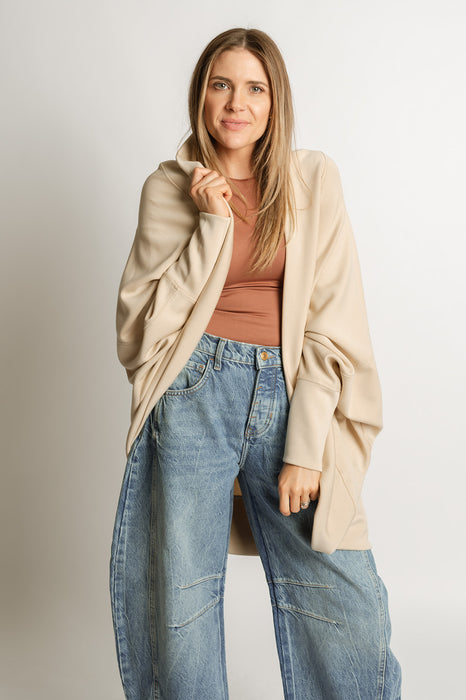 EASY DOES IT CARDIGAN-NATURAL