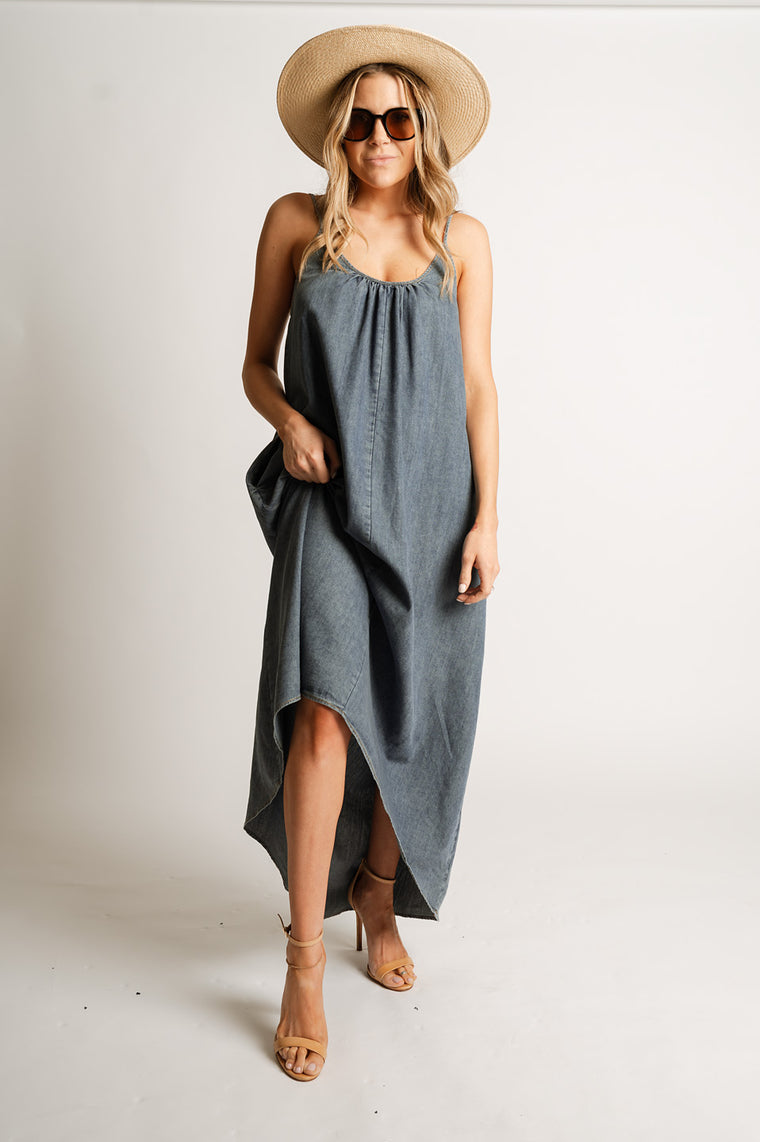 SHELL DROP DRESS